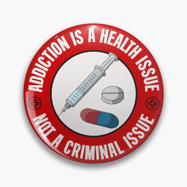 Item preview, Addiction Is A Health Issue Not A Criminal Issue - Decriminalise Drugs designed and sold by Picket Club.