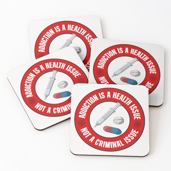 Item preview, Addiction Is A Health Issue Not A Criminal Issue - Decriminalise Drugs designed and sold by Picket Club.