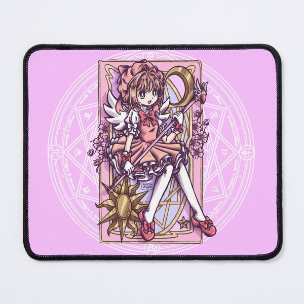 Item preview, Anime Sakura Card captor - sakura kinomoto pink outfit with her magic staff designed and sold by AngiLaguado.