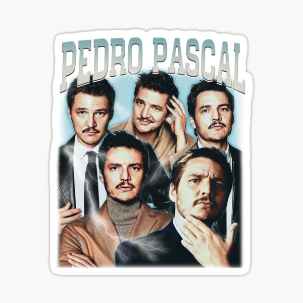 Pedro Pascal, The Last of Us, Vintage 90's Bootleg Vintage Style 2 Sticker