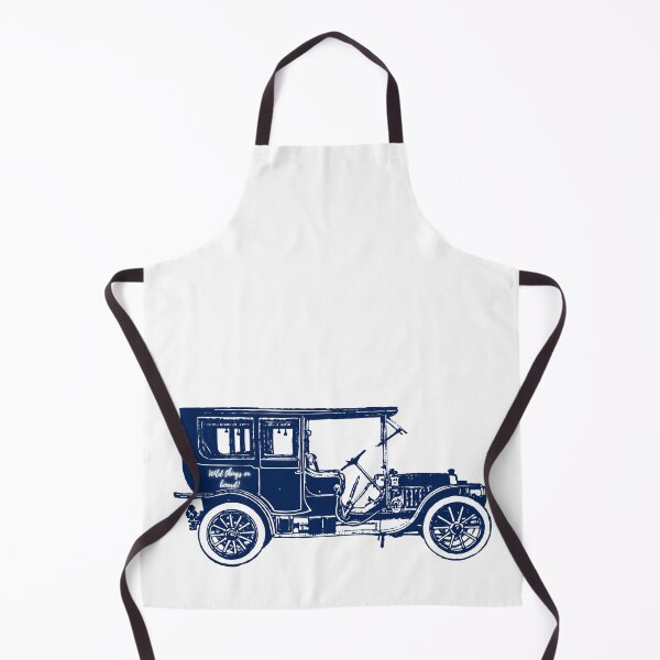 Item preview, Vintage Car in Dark Blue Tones designed and sold by VintageArtByIda.
