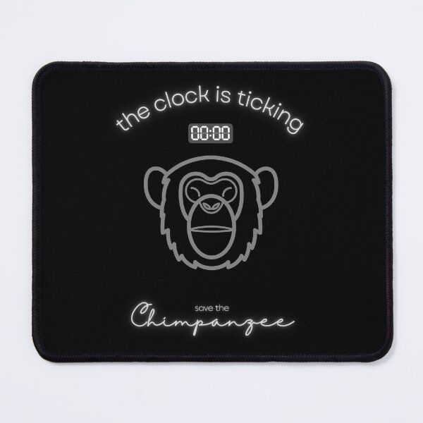 Item preview, Save The Chimpanzee The Clock is Ticking Long T-shirt designed and sold by MagicWolfStar.