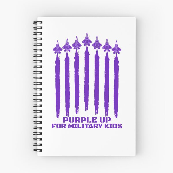 Item preview, Purple Up For Military Kids Fighter Jets Purple Up Gear designed and sold by DynamicDesign.