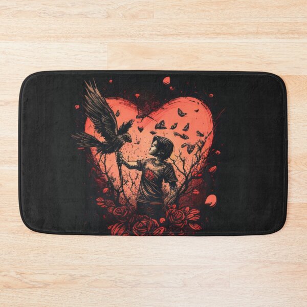 Item preview, Valentine's day child with bird in a heart design designed and sold by Victornewyork.
