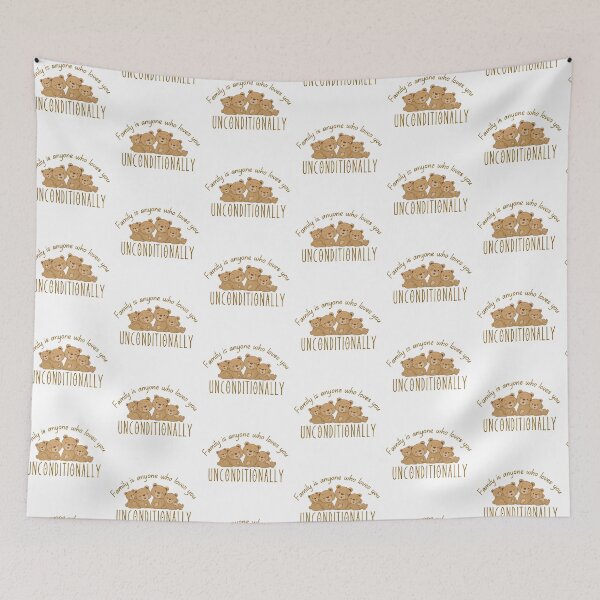 Item preview, Family Is Anyone Who Loves You Unconditionally designed and sold by SweetAndSpice.