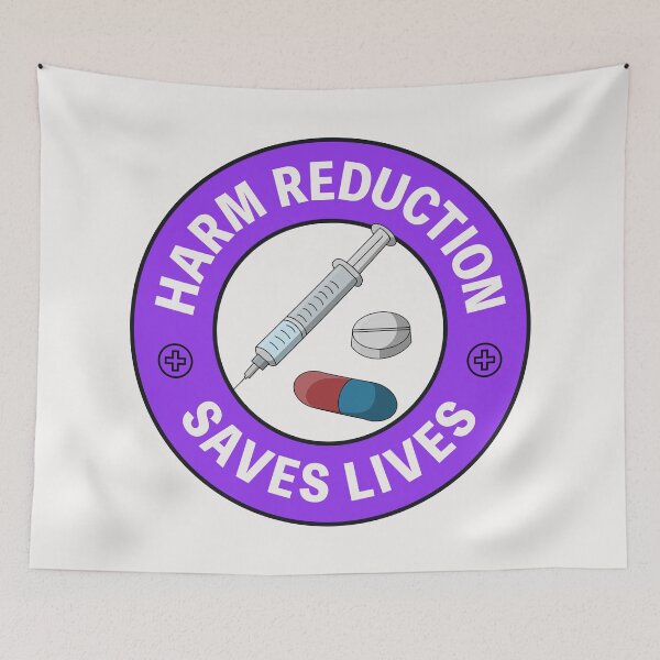 Item preview, Harm Reduction Saves Lives - Pro Pill Testing designed and sold by Picket Club.