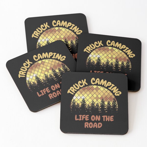 Item preview, Truck Camping Life On The Road designed and sold by ColordCreations.