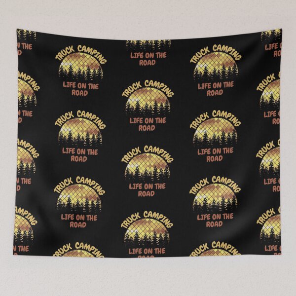 Item preview, Truck Camping Life On The Road designed and sold by ColordCreations.
