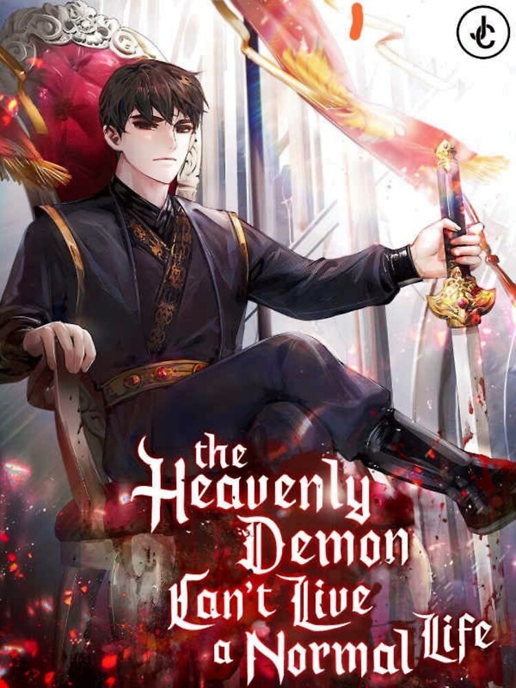Pegatina con la obra «El demonio celestial no puede llevar una vida ...