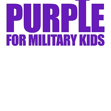 Imagen de la obra Purple Up For Military Kids Military Child Month Purple Up Gear de DynamicDesign