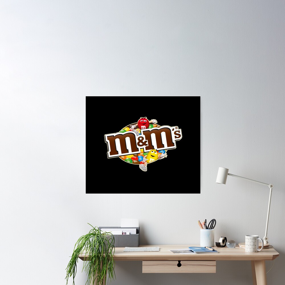 M and ms  Poster for Sale by Designarty