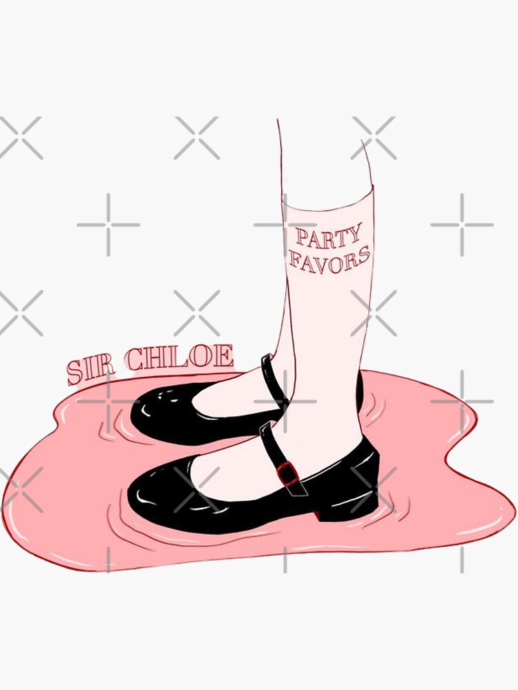 "sir chloe party favors" Sticker for Sale by MachFoxy Redbubble