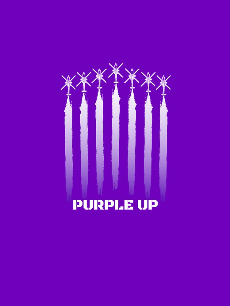 Aperçu 4 sur 4. Coque iPhone avec l'œuvre Purple Up Helicopters Month Of Military Child Purple Up Gear créée et vendue par DynamicDesign.