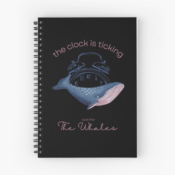 Item preview, Save All The Whales The Clock is Ticking Duvet Cover designed and sold by MagicWolfStar.