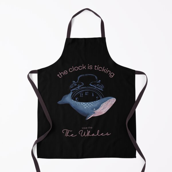 Item preview, Save All The Whales The Clock is Ticking Duvet Cover designed and sold by MagicWolfStar.