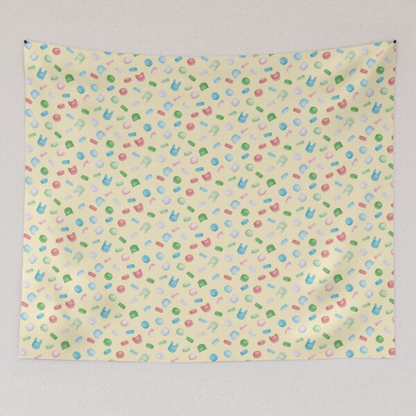 Item preview, Macaron Sparkles Yellow designed and sold by Randinspodesign.