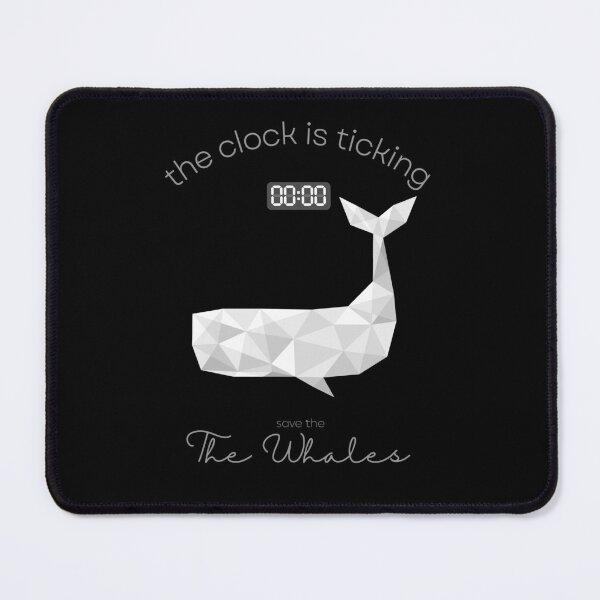 Item preview, Save All The Whales The Clock is Ticking Art Print designed and sold by MagicWolfStar.