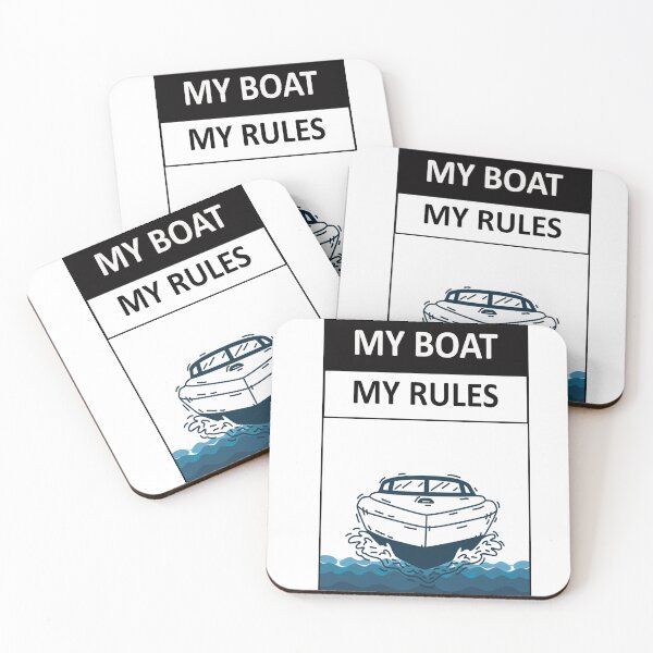 Item preview, My Boat My Rules Boaters Gift designed and sold by OzarkEpoxy.