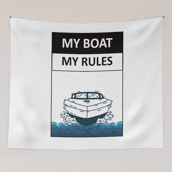 Item preview, My Boat My Rules Boaters Gift designed and sold by OzarkEpoxy.