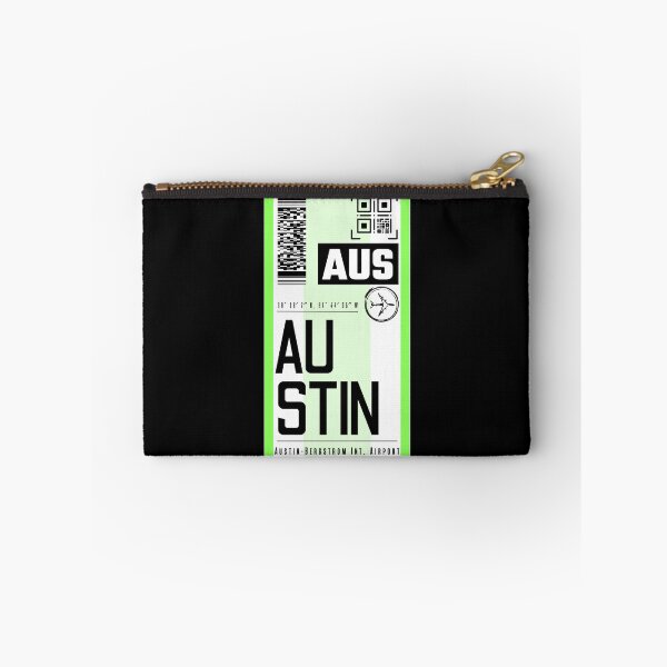 Item preview, AUSTIN AUS classic luggage tag flight stickers designed and sold by LeddsoDello.