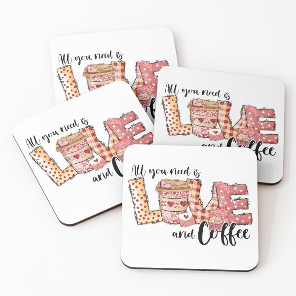 Item preview, All you need it love and coffee designed and sold by OrnamentallyYou.