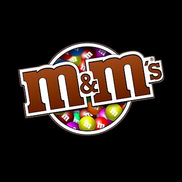 M and ms  Sticker for Sale by Designarty