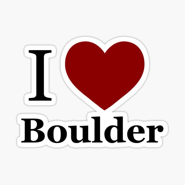 Aperçu de l'œuvre J'aime Boulder, Colorado créée et vendue par MrsAunty.