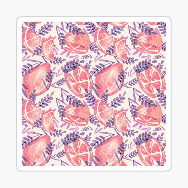 Item preview, Pink Lemon All Over Surface Pattern designed and sold by MoonlightMoth.