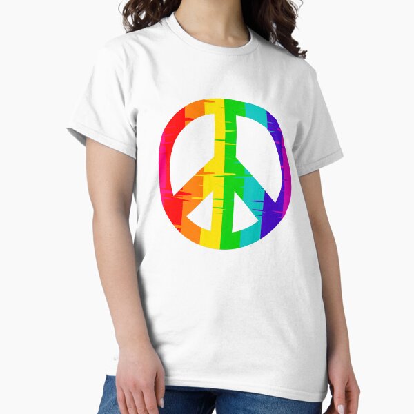 Item preview, LGBTQ+ Peace Sign Design designed and sold by MrJix.