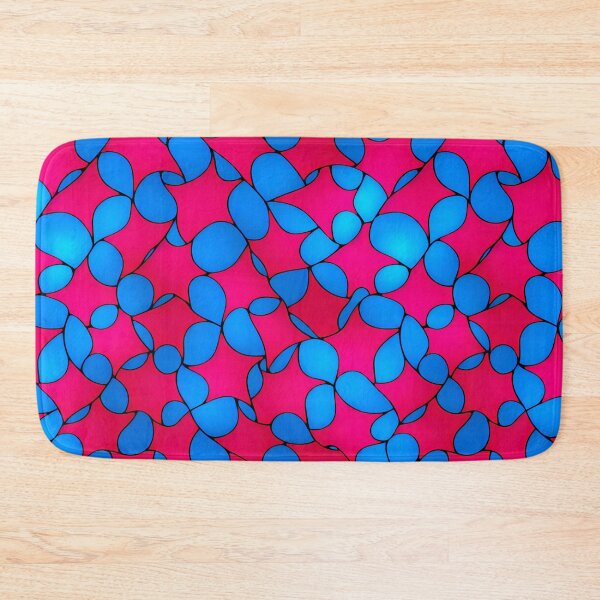 Item preview, Viral Red Stars Abstract Art - Stained Glass  designed and sold by Artilize.