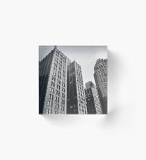 Wolkenkratzer Acrylblock