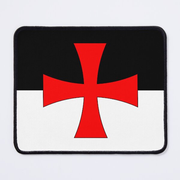 Item preview, Knights Templar Battle Flag designed and sold by anathemawrath.