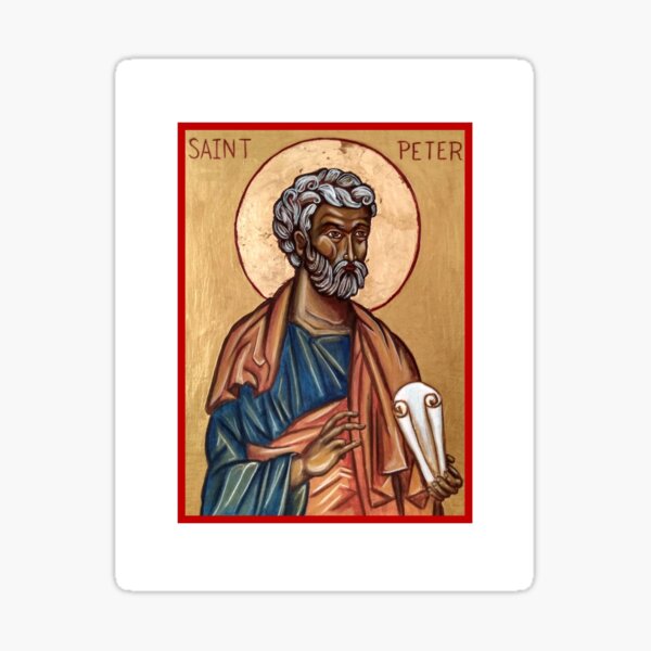 “St Peter Icon” Sticker for Sale by Kassianis-art | Redbubble