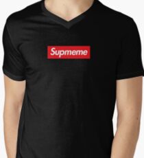 Supreme Box Logo - Supmeme Men's V-Neck T-Shirt