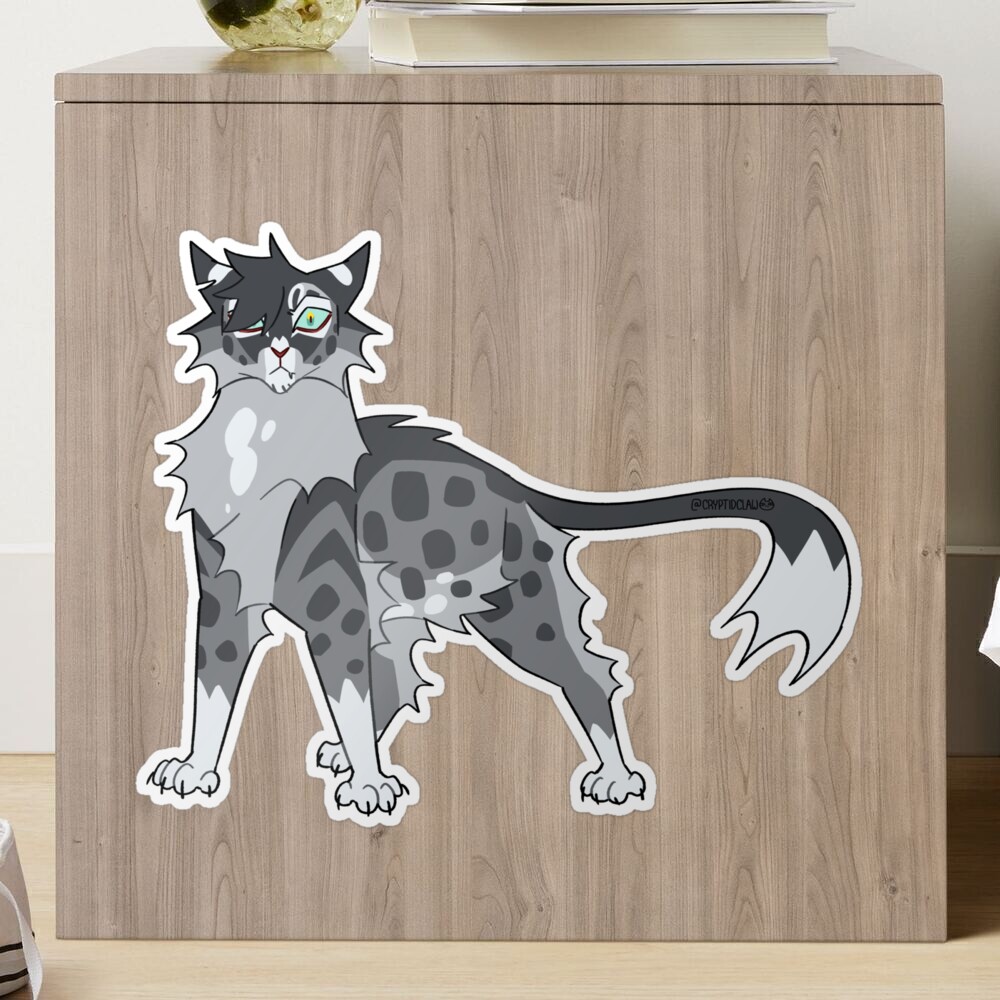 Ashfur Sticker for Sale by ClownCryptids