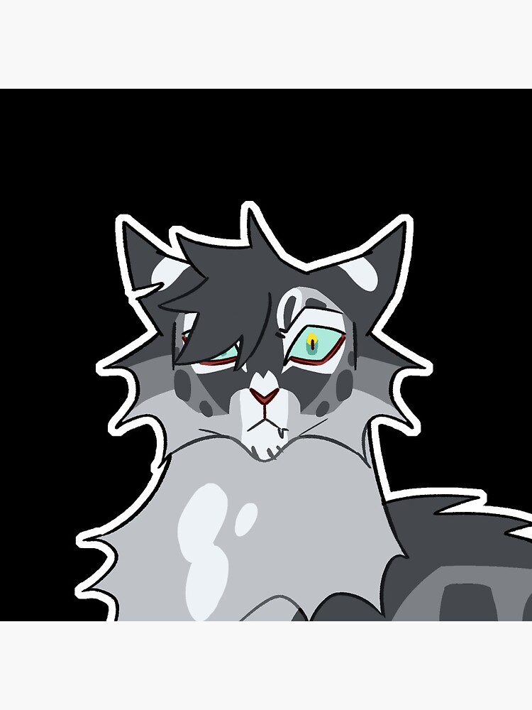 Ashfur Sticker for Sale by ClownCryptids