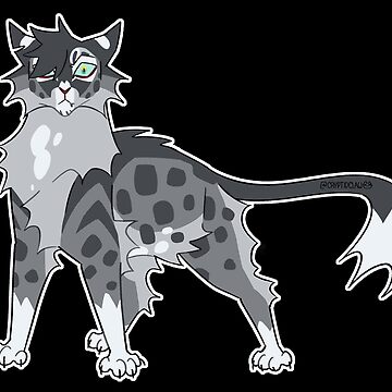 warriors inspired ashfur Sticker for Sale by MagicPistachio