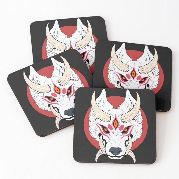 Item preview, Nine-tailed fox spirit kitsune designed and sold by Kayobiart.