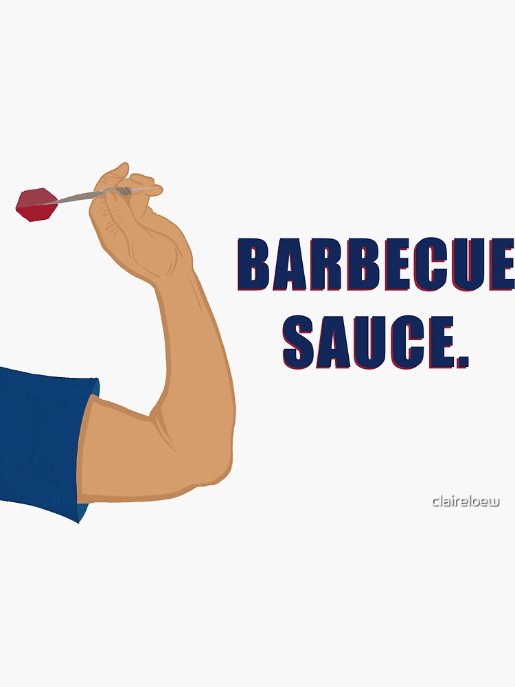 &amp;quot;Barbecue Sauce Dart Sticker&amp;quot; Sticker for Sale by claireloew | Redbubble