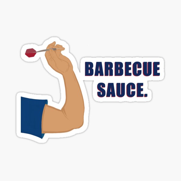 "Barbecue Sauce Dart Sticker" Sticker for Sale by claireloew Redbubble