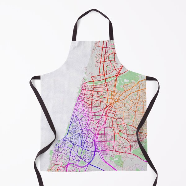 Item preview, Tel Aviv City Map of Israel - Colorful designed and sold by deMAP.