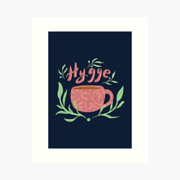 Item preview, Hot tea warm feeling hygge designed and sold by pinkyfish1010.