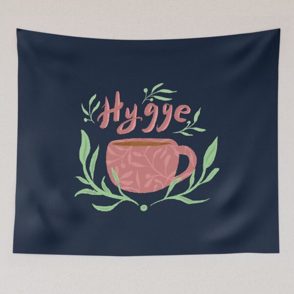 Item preview, Hot tea warm feeling hygge designed and sold by pinkyfish1010.