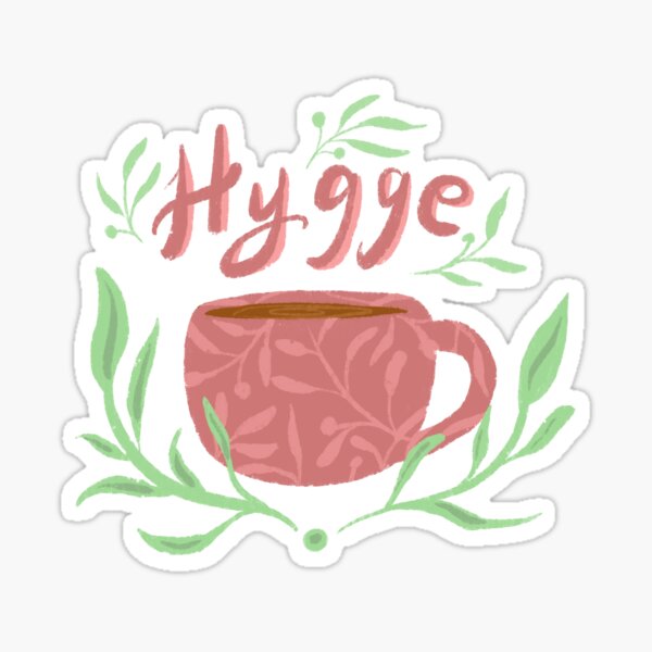 Item preview, Hot tea warm feeling hygge designed and sold by pinkyfish1010.