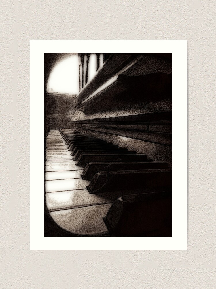 Alternate view of Won't somebody play me? - derivative teatment Art Print