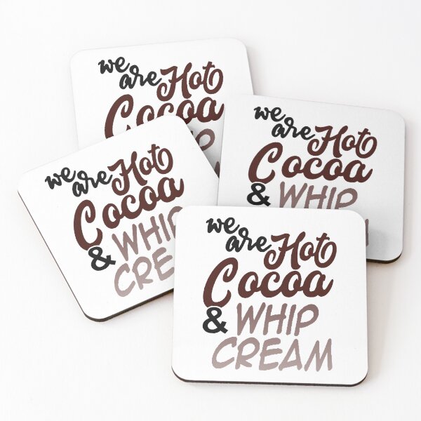 Item preview, Hot Cocoa And Whip Cream; designed and sold by StickerApe.