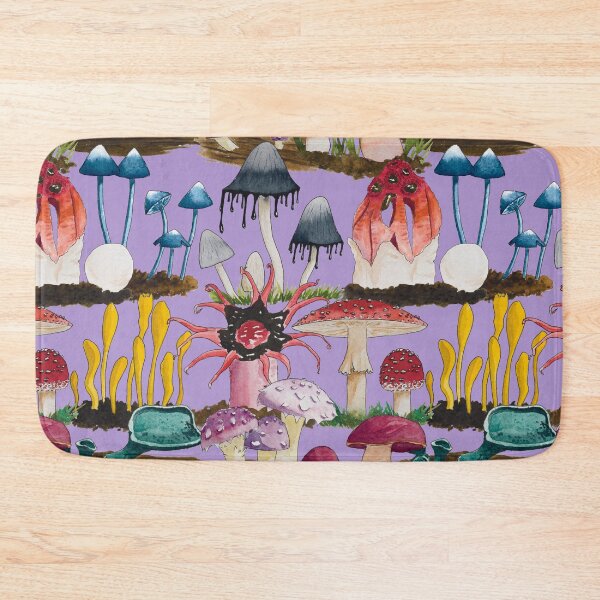 Item preview, Funky Fungus Mushroom Mash Watercolor Light designed and sold by Nicky Rollings.