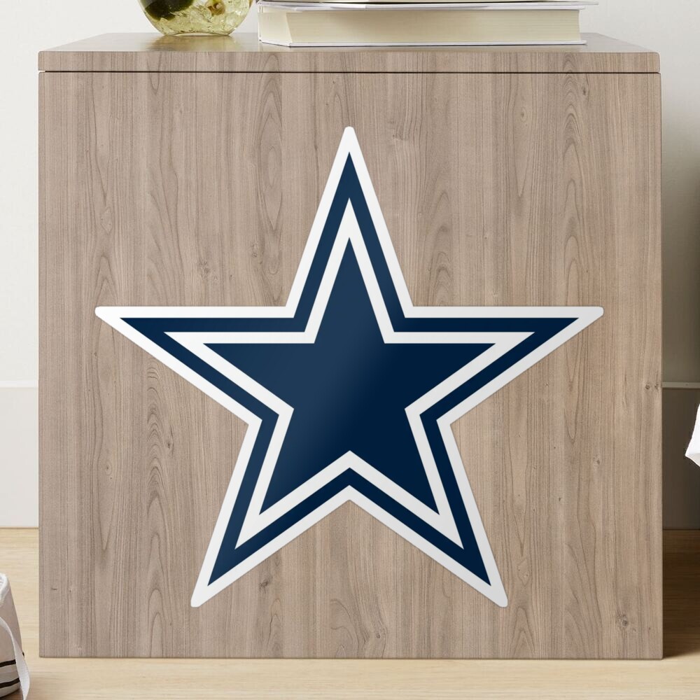 Dallas City Cowboyzzz Skull Stars Football Die-Cut Sticker Decal 3'' X 5''