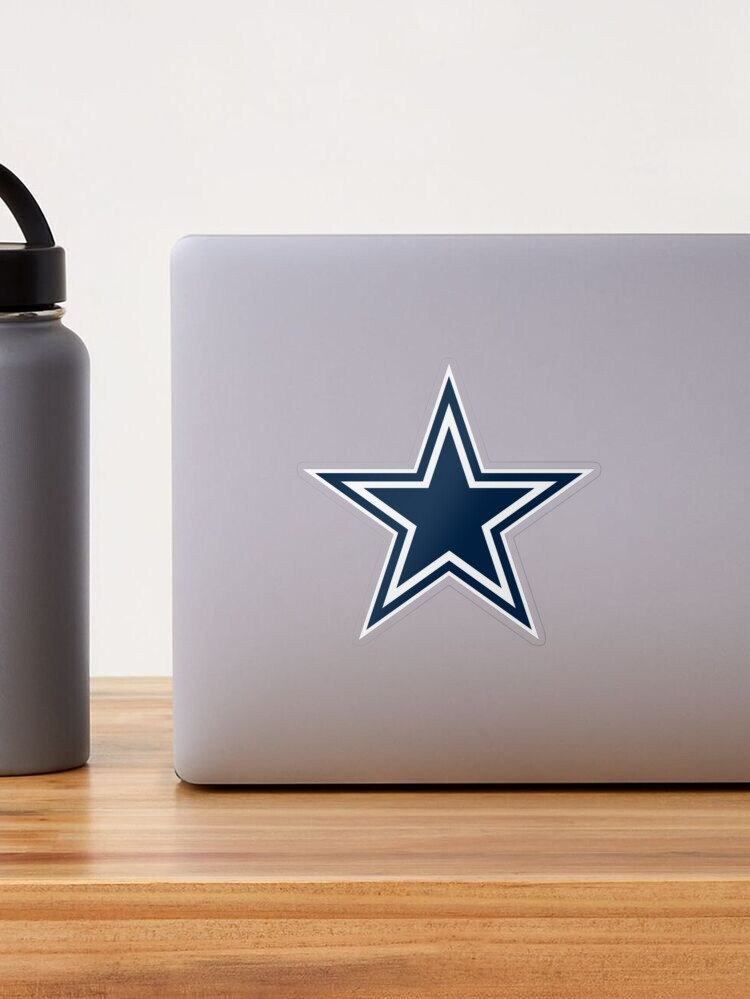 Dallas City Cowboyzzz Skull Stars Football Die-Cut Sticker Decal 3'' X 5''