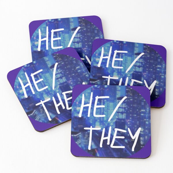 Item preview, He/They pronouns designed and sold by BlepTrash412.